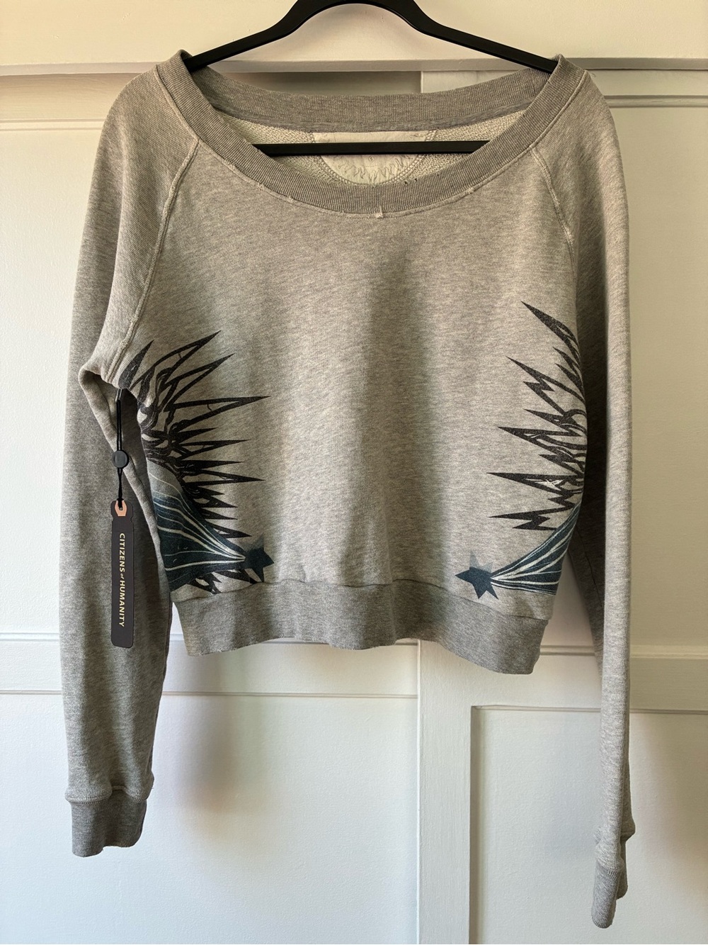 NWT Citizens of Humanity Robbie Crop Crewneck Sweatshirt